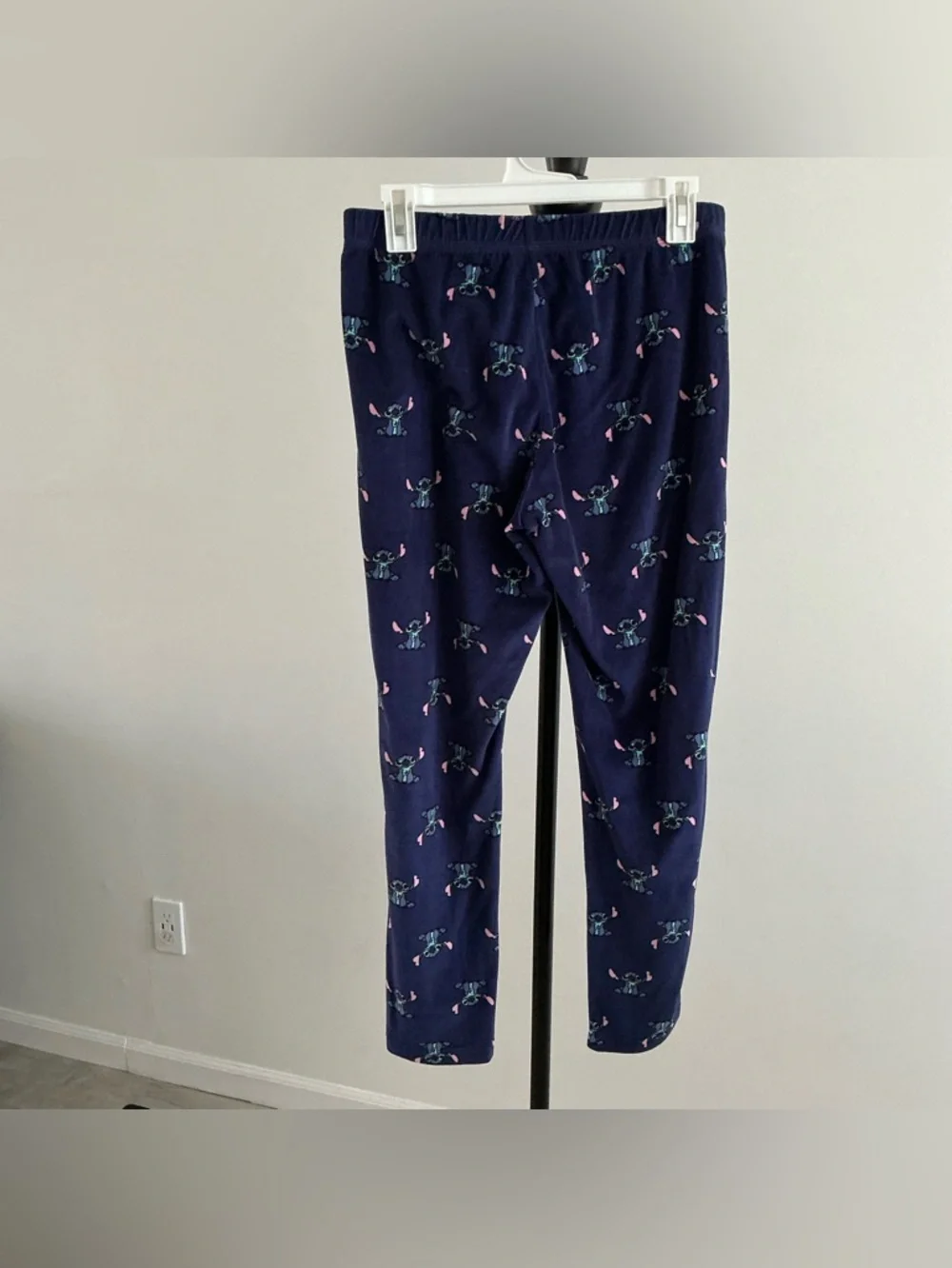 Disney Stitch Blue Pajama Pants Women’s Size Small 4-6 Lounge Sleepwear - Picture 2 of 7